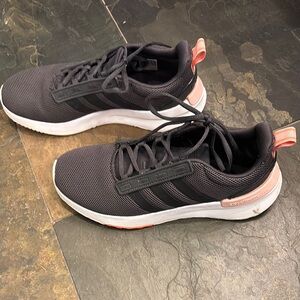 Adidas Black and Pink Sneakers Sleek Design